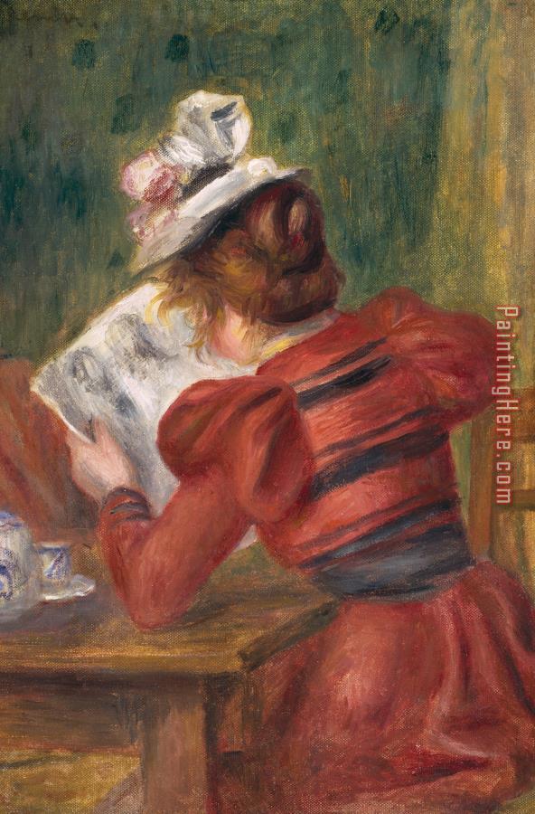 Pierre Auguste Renoir Young Girl Reading